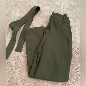 Aritzia tie front pants